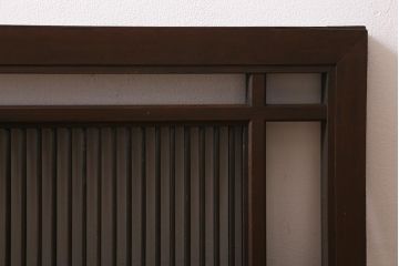 アンティーク家具　昭和初期　和モダンスタイルにおすすめな欄間(明り取り、明かり取り)(R-040824)