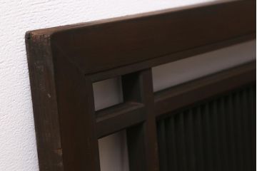 アンティーク家具　昭和初期　和モダンスタイルにおすすめな欄間(明り取り、明かり取り)(R-040825)