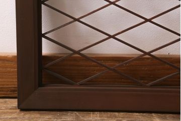 アンティーク建具　昭和中期　シンプルなデザインの組子が美しい欄間(明かり取り、明り取り)(R-040828)
