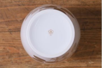 未使用　大倉陶園(オークラ)　箱付き　金蝕バラ　28cm　花器(花瓶)(R-040833)