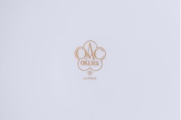 未使用　大倉陶園(オークラ)　箱付き　金蝕バラ　28cm　花器(花瓶)(R-040833)