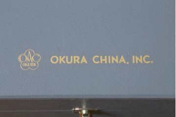 未使用　大倉陶園(オークラ)　箱付き　金蝕バラ　28cm　花器(花瓶)(R-040833)