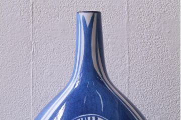 ビンテージ　ROYAL COPENHAGEN(ロイヤルコペンハーゲン)　Tenera(テネラ)　FAJANCE(ファイアンス)　フラワーベース(花瓶、花器、一輪挿し)(R-040835)
