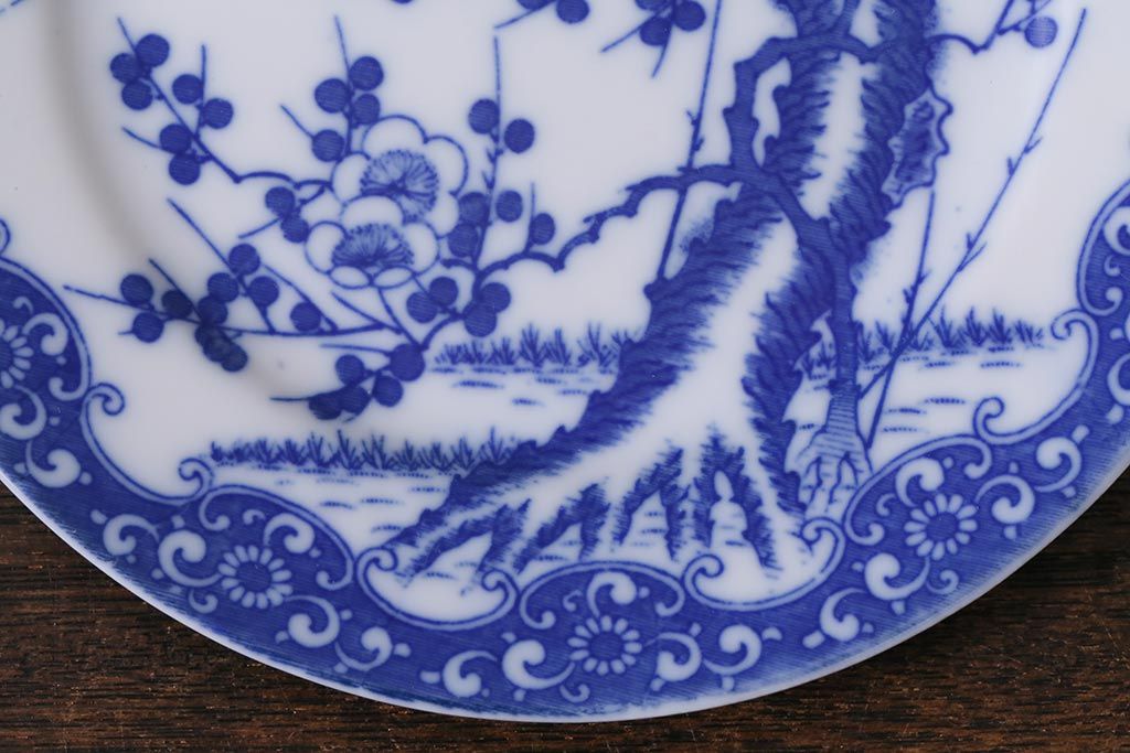 771『印判 星の図 皿』　/骨董品 古美術 古道具 アンティーク 古玩 771『印判 星の図 皿』 /骨董品 古美術 古玩 アンティーク