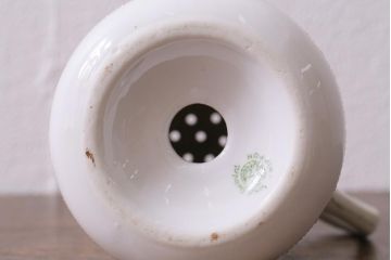 オールドノリタケ(日陶、Noritake、則武)　金彩の花柄がエレガントな調味料入れ(クルエット、ソルト入れ、コンディメント)(R-040840)