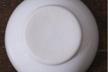 アンティーク雑貨　昭和初期　角皿付きの古い乳鉢(乳棒付き)(R-040848)