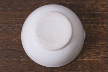 アンティーク雑貨　昭和初期　角皿付きの古い乳鉢(乳棒付き)(R-040849)