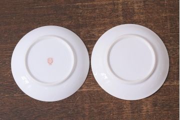 オールドノリタケ(日陶、Noritake、則武)　金彩　アザレア花文カップ&ソーサー・スナックセット、花文カップ&ソーサー(ランチョンセット、洋食器)(R-040851)