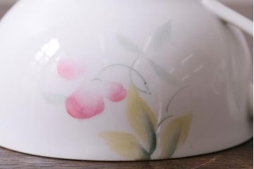 オールドノリタケ(日陶、Noritake、則武)　金彩　アザレア花文カップ&ソーサー・スナックセット、花文カップ&ソーサー(ランチョンセット、洋食器)(R-040851)