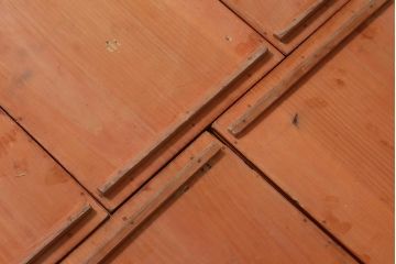 アンティーク雑貨　昭和初期　懐かしさ漂う木製のばんじゅう5個セット(番重、木箱)(R-040854)