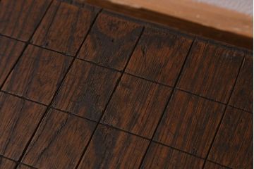 アンティーク雑貨　古民具　明治大正期　古い趣が貫禄漂う将棋盤(飾り台、花台)(R-040856)