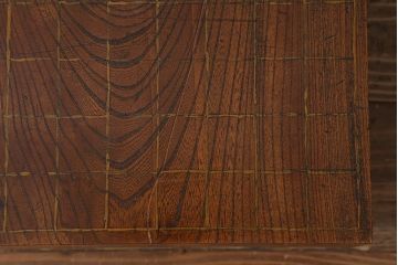 アンティーク雑貨　古民具　明治大正期　古い趣が貫禄漂う将棋盤(飾り台、花台)(R-040857)