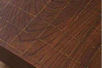 アンティーク雑貨　古民具　明治大正期　古い趣が貫禄漂う将棋盤(飾り台、花台)(R-040857)