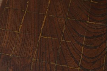 アンティーク雑貨　古民具　明治大正期　古い趣が貫禄漂う将棋盤(飾り台、花台)(R-040857)