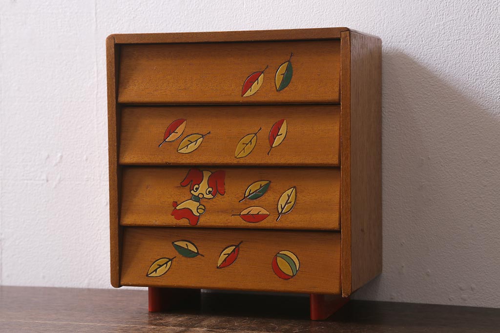 木製日本式タンス 昭和レトロ 階段箪笥 左下がり 和風 昭和 レトロ 古風 桐 タンス たんす