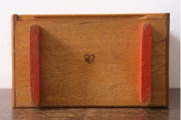 レトロ雑貨　昭和レトロ　希少　ままごと　かわいらしい木製の小さなタンス(チェスト、おもちゃ、玩具)(R-040858)