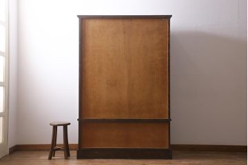 中古　えぞ民芸　えぞインテリア　衣装盆付き　収納力抜群の洋服タンス(衣装タンス)(R-040864)