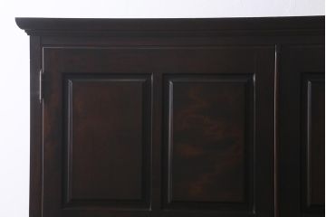 中古　えぞ民芸　えぞインテリア　衣装盆付き　収納力抜群の洋服タンス(衣装タンス)(R-040864)