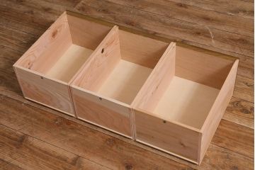 ラフジュ工房オリジナル　古材リメイク　鉄脚　パタパタ扉がレトロな下駄箱(収納棚、キャビネット、引き出し)(R-040866)