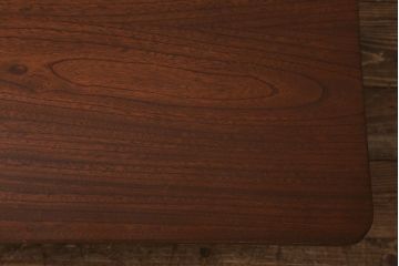 アンティーク家具　和製アンティーク　昭和初期　総ケヤキ材　和の風情を演出する文机(座机、ローテーブル、センターテーブル、座卓)(R-040870)