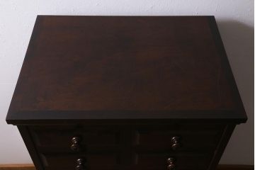 中古　北海道民芸家具　HM535 小物タンス　洗練されたデザインが魅力のスリムなチェスト(引き出し、タンス)(定価約20万5千円)(R-040878)