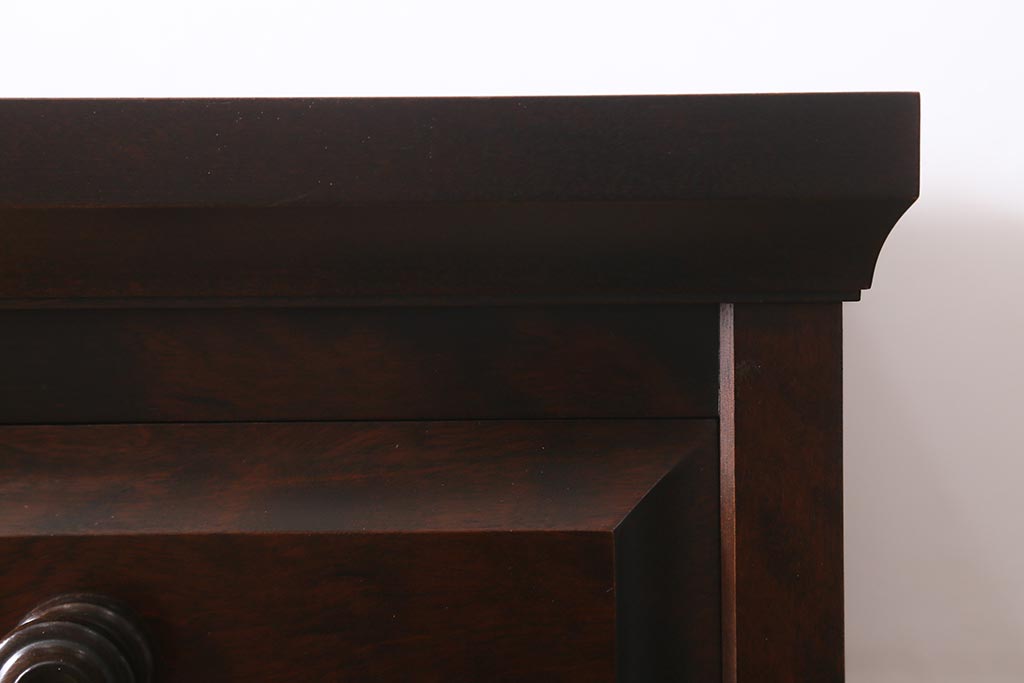 中古　北海道民芸家具　HM535 小物タンス　洗練されたデザインが魅力のスリムなチェスト(引き出し、タンス)(定価約20万5千円)(R-040878)