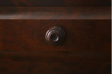 中古　北海道民芸家具　HM535 小物タンス　洗練されたデザインが魅力のスリムなチェスト(引き出し、タンス)(定価約20万5千円)(R-040878)