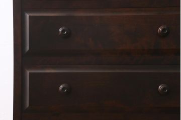 中古　北海道民芸家具　HM535 小物タンス　洗練されたデザインが魅力のスリムなチェスト(引き出し、タンス)(定価約20万5千円)(R-040878)