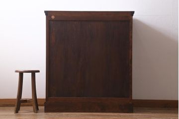 中古　北海道　神居民芸家具　落ち着いた色味が上品なチェスト(衣装箪笥、引き出し)(R-040879)