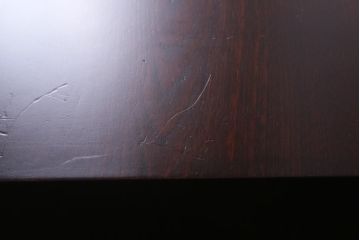 中古　国産　桐材　漆塗りが美しい指物家具の小タンス(引き出し、チェスト)(定価約24万円)(R-040880)