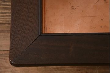 アンティーク　欅(ケヤキ)材・黒柿材　和の風情溢れる関西火鉢(長火鉢、囲炉裏)(R-040882)