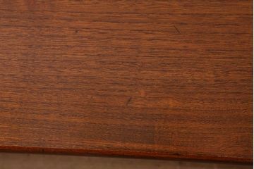 アンティーク家具　明治大正期　総ケヤキ材　天板一枚板　漆塗りが綺麗な座机(ローテーブル、花台)(R-040887)