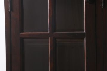 中古　北海道民芸家具　HM165K　高級感が漂う食器棚(カップボード、キャビネット)(定価約43万円)(R-040894)