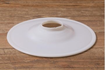 アンティーク雑貨　明治大正　3分芯　銅製油壺が味わいのある吊り下げオイルランプ(石油ランプ、洋燈)(R-040897)