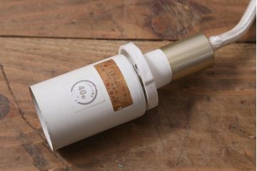 ビンテージ照明　松下電工(ナショナル)　レトロポップなプラスチックシェードの天井照明(ペンダントライト)(R-040898)