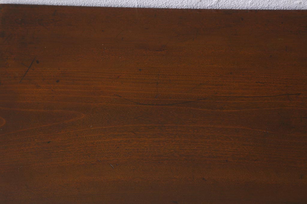 アンティーク雑貨　和製アンティーク　落ち着いた木色のレトロな収納箱(木箱、小物入れ)(R-040914)