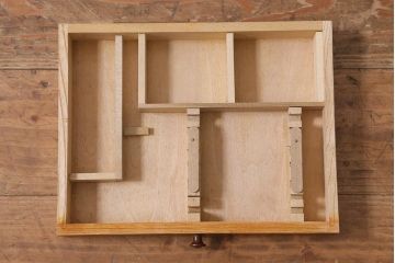 レトロ雑貨　プレパラート製作用具　昭和レトロな実験器具セット(木箱、ガラス瓶、薬瓶)(R-040916)