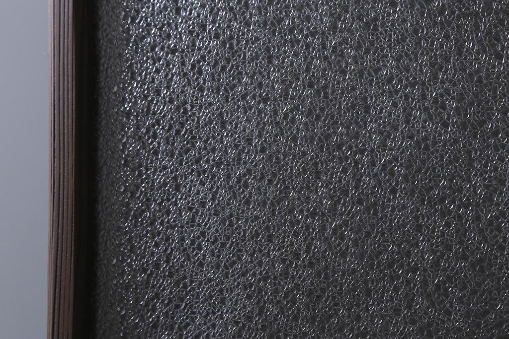 アンティーク建具　背高リメイク　昭和レトロ　ダイヤガラス・すりガラス入り　吊り下げタイプのガラス戸3枚セット(引き戸)(R-040924)