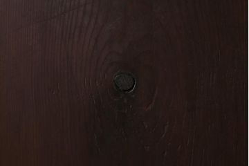 アンティーク建具　明治大正期　ヒノキ材　すっきりとした佇まいの蔵戸(玄関戸、引き戸、建具)(R-040933)