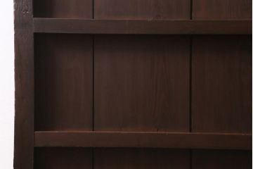 アンティーク建具　明治大正期　ヒノキ材　すっきりとした佇まいの蔵戸(玄関戸、引き戸、建具)(R-040933)