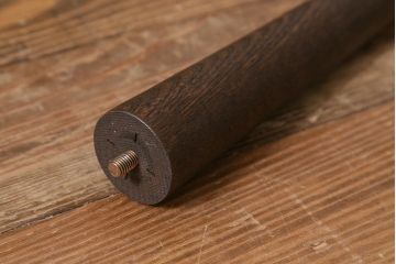 レトロ家具　ちゃぶ台リメイク　栓材　くっきりとした木目が魅力のセンターテーブル(ローテーブル)(R-040934)
