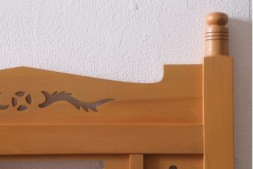 アンティーク家具　昭和中期　四君子(しくんし)　上質な空間作りにおすすめの四連折り畳み式パーテーション(衝立、仕切り)(R-040937)