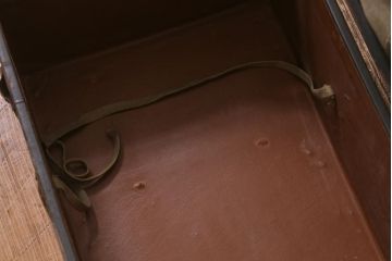 和製アンティーク　ビンテージスタイルにおすすめな船トランク(収納)(R-040943)
