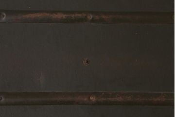 アンティーク雑貨　和製アンティーク　ビンテージスタイルにおすすめな船トランク(収納、センターテーブル)(R-040943)