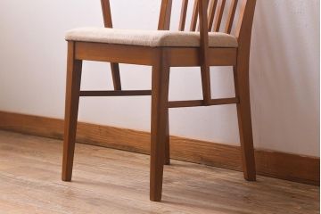 ヴィンテージ家具　イギリスビンテージ　Vanson　北欧スタイルにおすすめなアームチェア(ダイニングチェア、椅子)(R-041006)