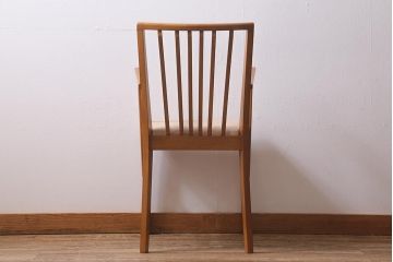 ヴィンテージ家具　イギリスビンテージ　Vanson　北欧スタイルにおすすめなアームチェア(ダイニングチェア、椅子)(R-041006)