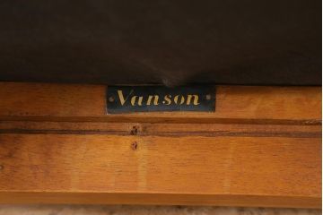 ヴィンテージ家具　イギリスビンテージ　Vanson　北欧スタイルにおすすめなアームチェア(ダイニングチェア、椅子)(R-041006)