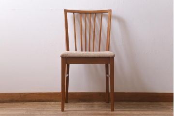 ヴィンテージ家具　イギリスビンテージ　Vanson　北欧スタイルにおすすめなチェア(ダイニングチェア、椅子)(R-041007)