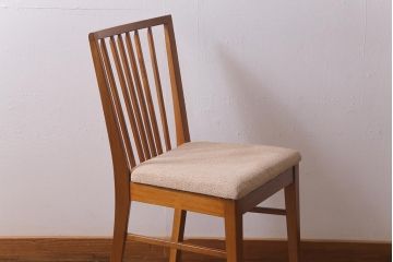 ヴィンテージ家具　イギリスビンテージ　Vanson　北欧スタイルにおすすめなチェア(ダイニングチェア、椅子)(R-041007)