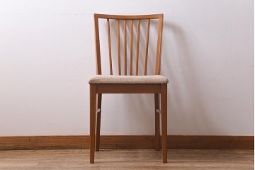ヴィンテージ家具　イギリスビンテージ　Vanson　北欧スタイルにおすすめなチェア(ダイニングチェア、椅子)(R-041008)